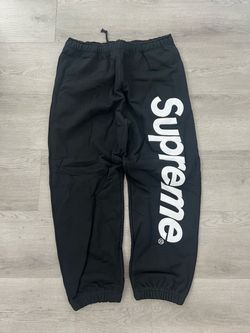 Supreme black sweats