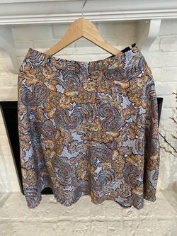 The Limited Beautiful Silky Patterned Skirt