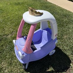 Little tikes fairy cozy coupe push car