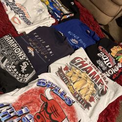 Vintage Shirt Lot NFL NBA MLB NHL