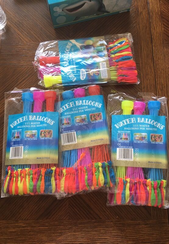 4 bags/440pcs water balloons bundle