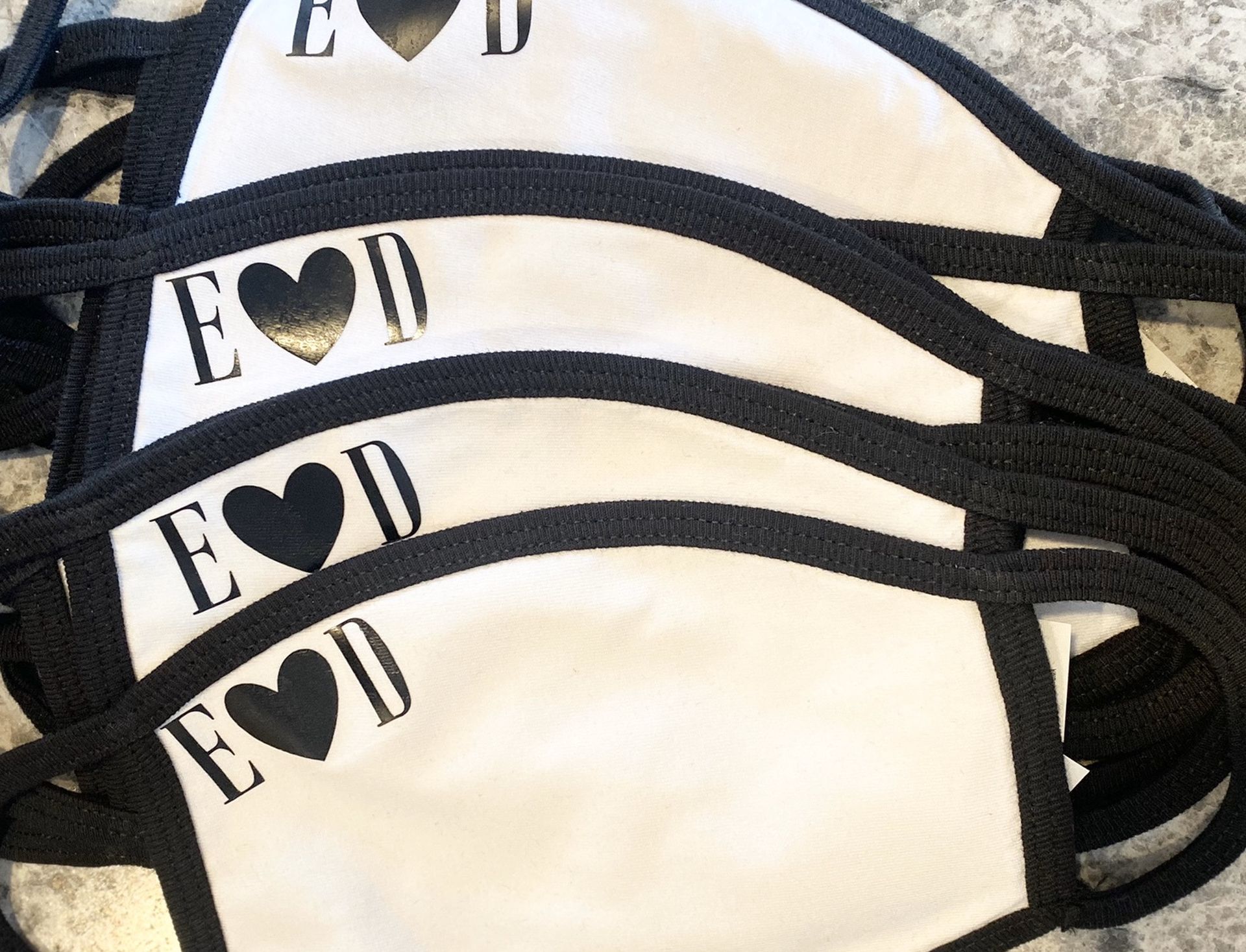 Personalized wedding Masks