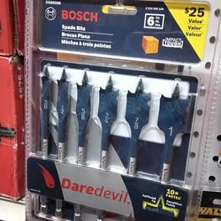 BOSCH SPADE BITS 6PC./P.