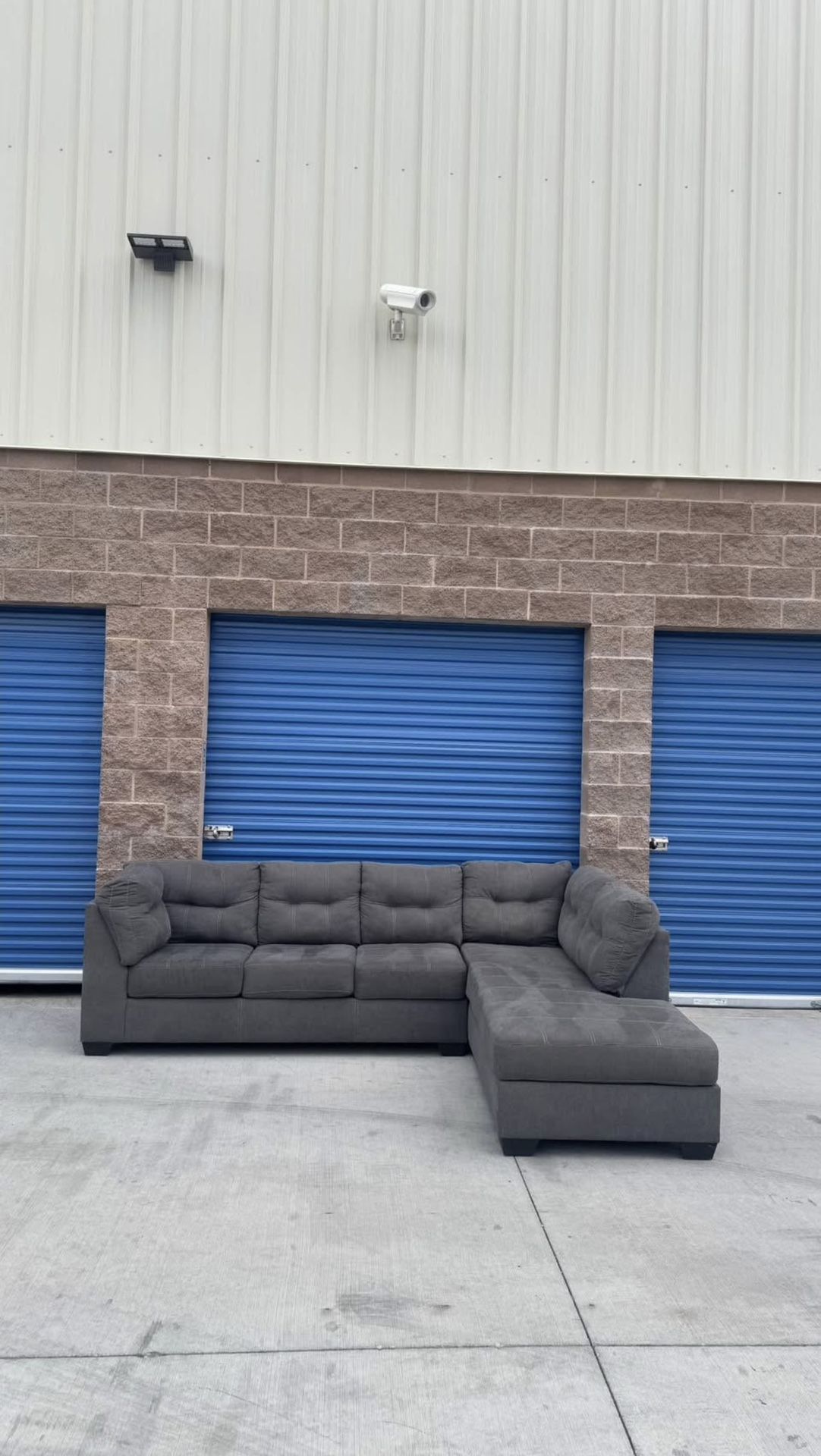 Ashley’s Grey Sectional Sofa Couch