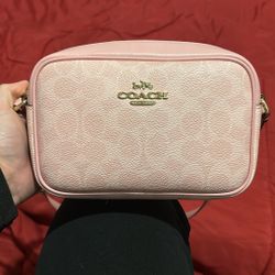 Powder Pink Coach Bag