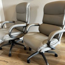 Bonded Leather Executive Office Chairs, LA-Z-BOY Aberdeen 