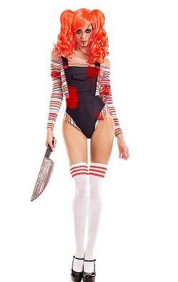 Sexy Halloween costume, Chucky doll NEW