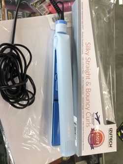 Izutech btx450 1” styler premium tourmaline ceramic flat iron opened box