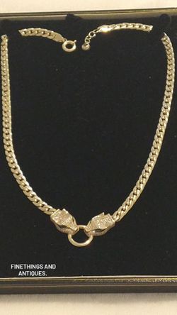 Cartier Panthera style necklace