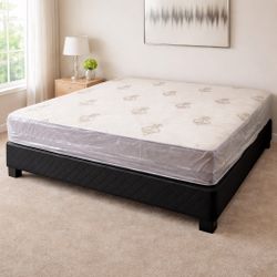 King Size Mattress 10 Inches Thick Also Available in Twin, Full, Queen New From Factory Same Day Delivery 🚚