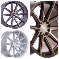 F1R wheels 18” fit 5x112 5x120 5x114 (only 50 down payment / no credit check)
