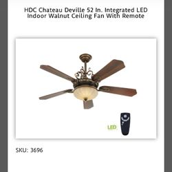 Hampton Bay 52” Ceiling fan 