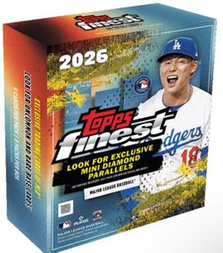 2026 Topps Finest Baseball Mega Box