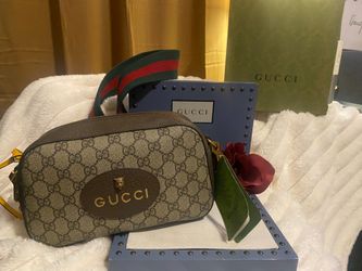GUCCI Neo Vintage Tiger Head Ebony Brown Shoulder Bag Unisex
