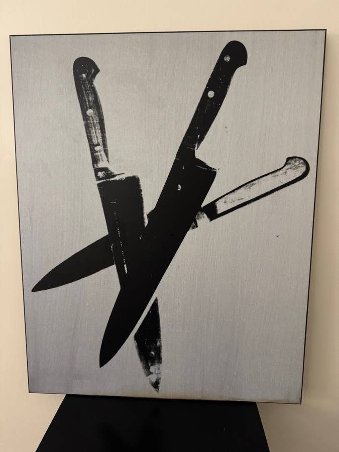~~* KNIVES BY ANDY WARHOL ~~ 1981-82 ~~ POP ART *~~