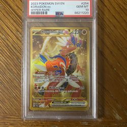 2023 Pokemon KORAIDON ex Scarlet & Violet SVI EN #254 Full Art GEM MINT PSA 10