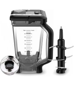 URSUMER Blender Replacement Pitcher, Lid, And Blade Set For Ninja BL660-BL772