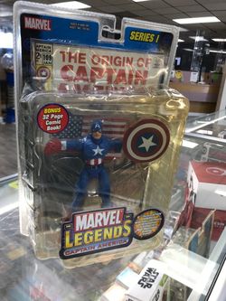 🇺🇸 Marvel Legends Series 1 – Captain America Action Figure 🛡️