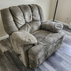 Gray Rocking Recliner 