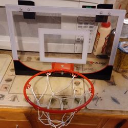 Redline Acylic & Steel Basketball Rim/Backboard With Spaulding Basketball