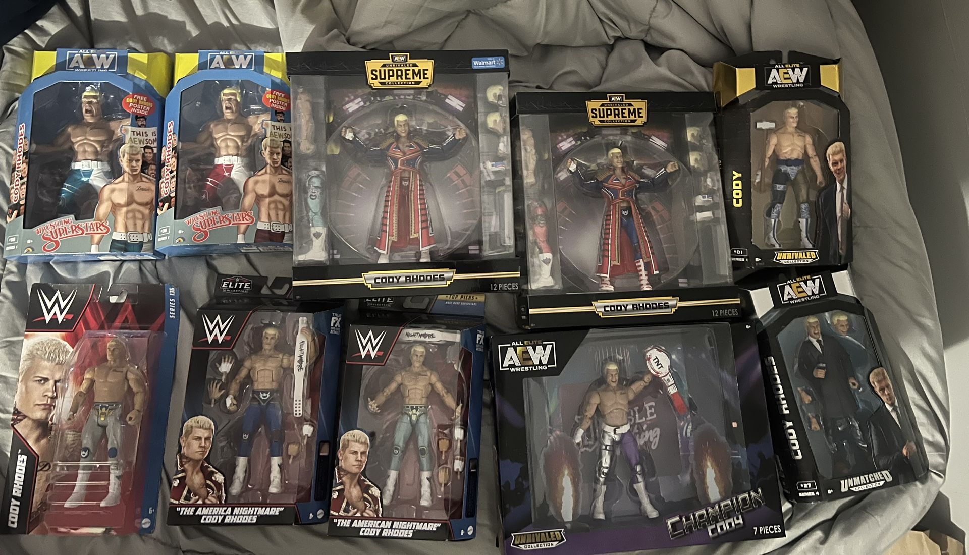 Cody Rhodes figures WWE AEW