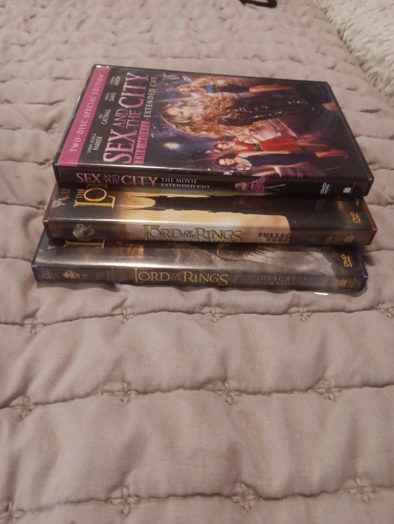 2 Lord Of The Rings Double Set DVD & Sex In The City $15 OBO
