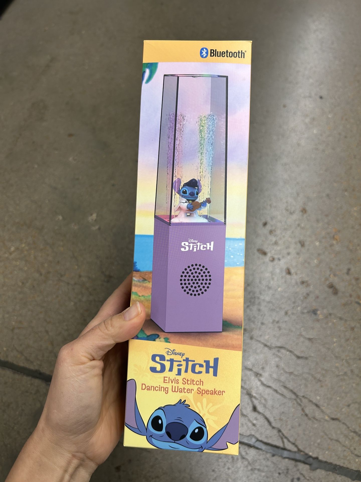 NWT Disney Stitch Dancing Water Speaker