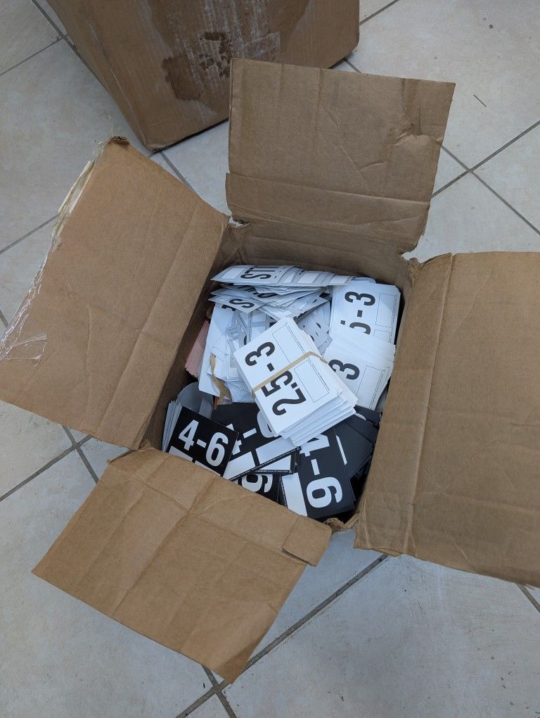 Lobster Crate Size Tags