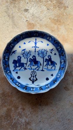 3 Women On A Horse Plate 