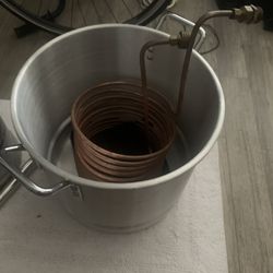 32 Quart / 8 Gallon Brew Pot With Wort Cooler:PLEASE READ DESCRIPTION 