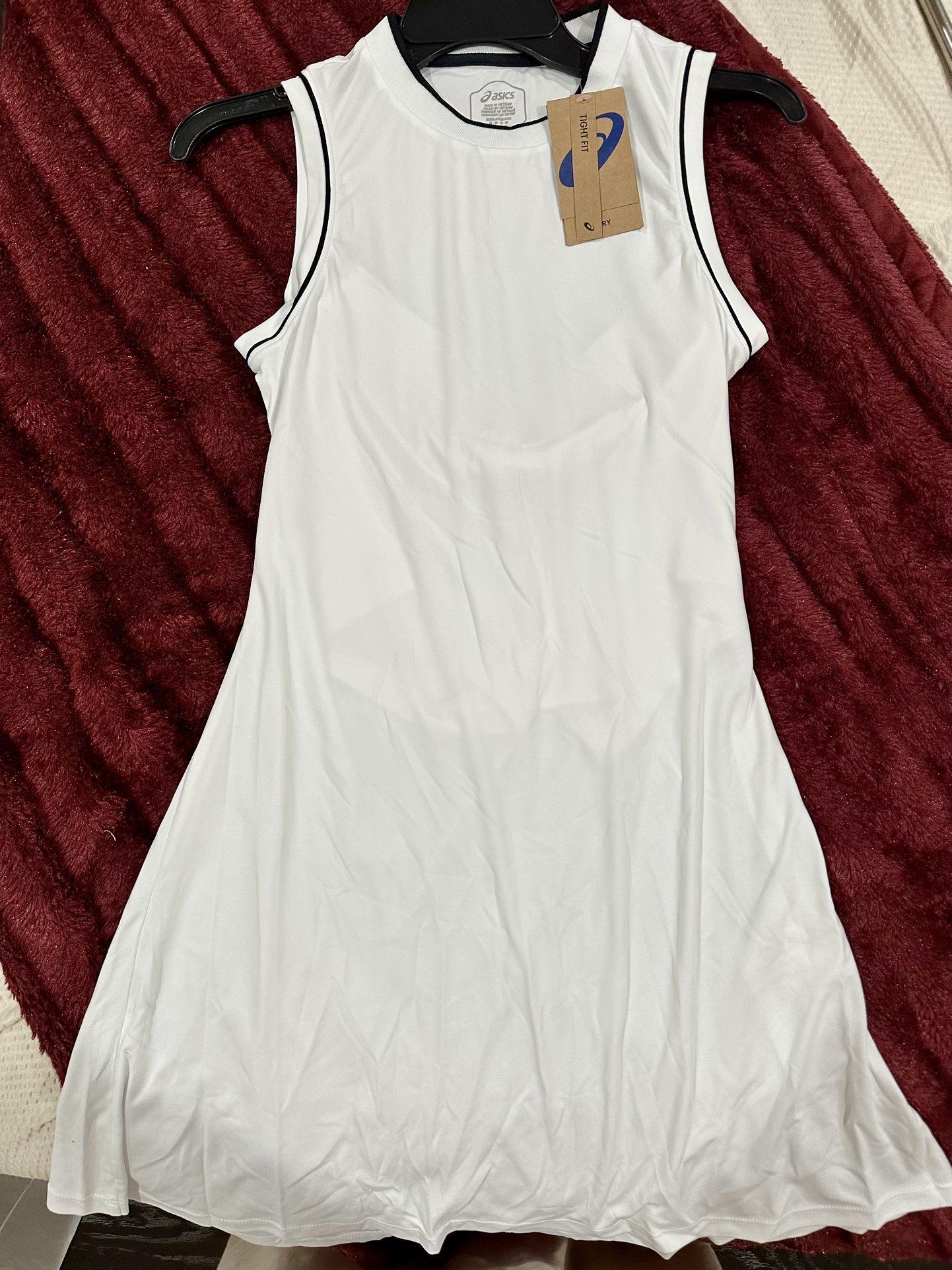 Asics White Tennis Dress And Matching Shorts