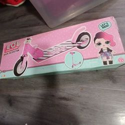 LOL Surprise Folding Kick Scooter - Stripes, Great Gift for Kids Ages 4 5 6+

