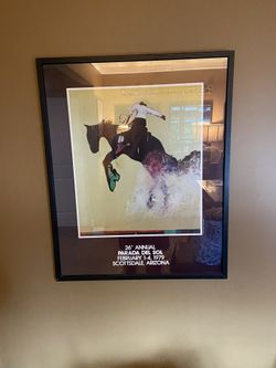 Framed Fritz Scholder Print