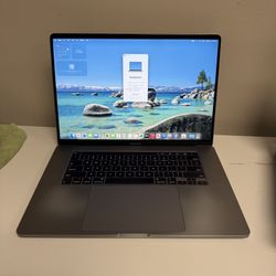 Apple 16” MacBook Pro 2019 8 core I9 16gb RAM 1TB SSD 4gb AMD Radeon Pro 5500M Graphics macOS Tahoe 