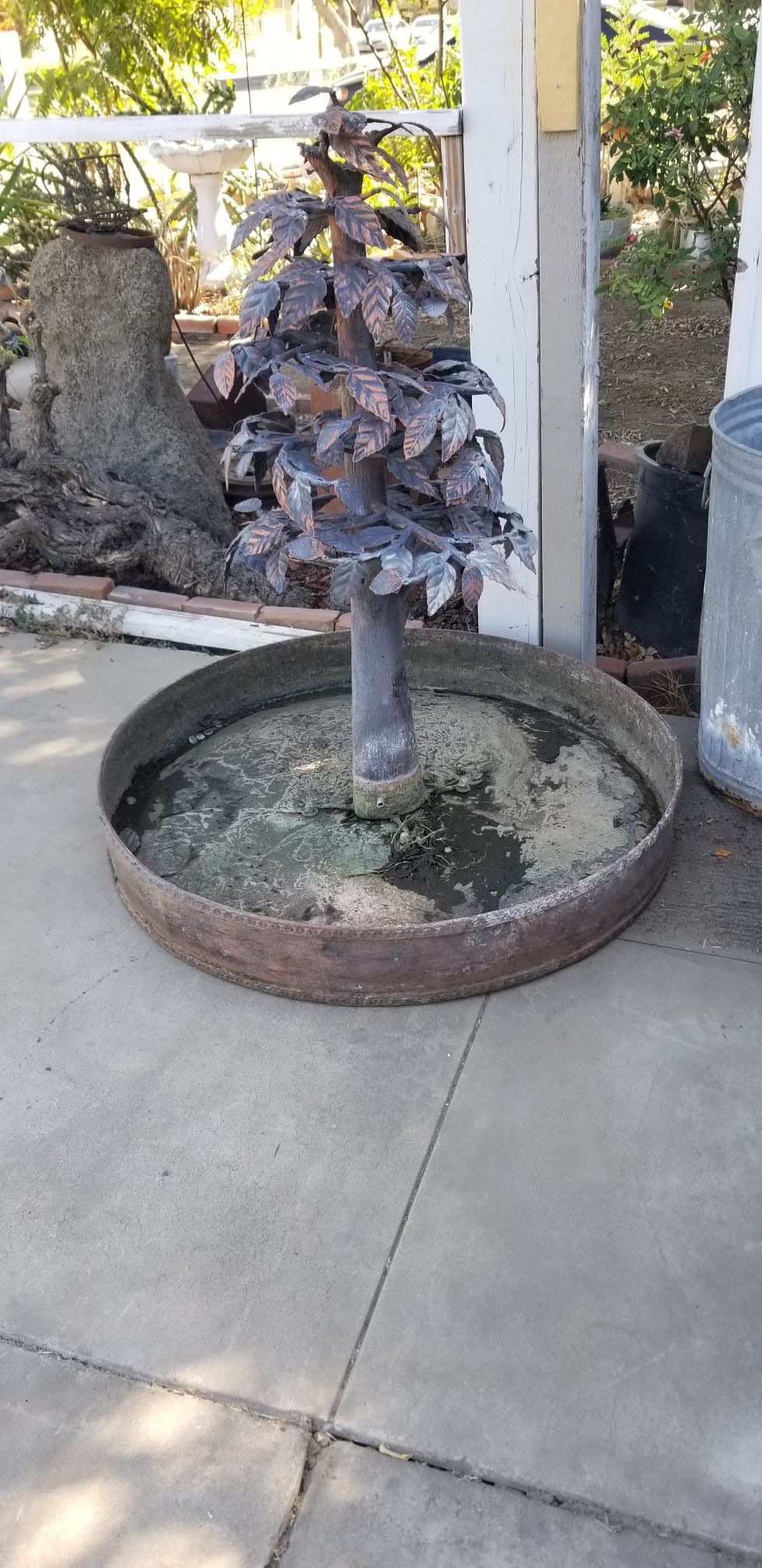 Brass water fountain