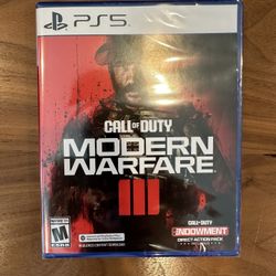 PS5 Call Of Duty Modern Warfare 3 Sealed