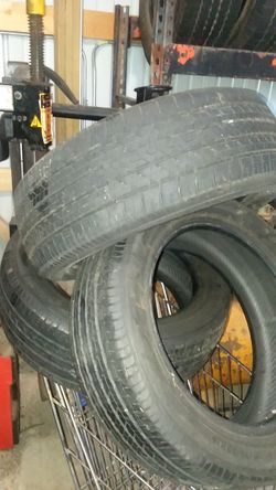 (3) Dunlop SP SPORT 7000 A/S 16" TIRES