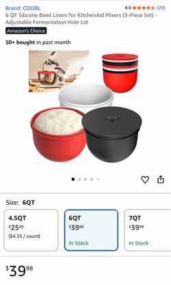 6QT silicone Bowl liners for kitchen