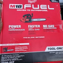 Milwaukee M18 Fuel Chainsaw $200