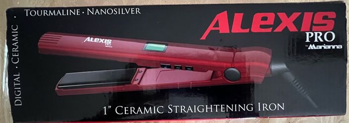 Alexis Pro 1" Ceramic Hair Straightening Iron