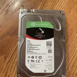 SeaGate Ironwoft 4TB HDD Hard Drive For Gaming Pc Parts For Sale 