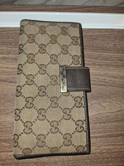 Authentic Gucci Canvas Long Wallet