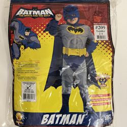 Batman - Halloween Costume Toddler (2-4)