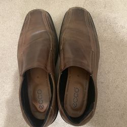 Brown Ecco Dress Shoes Size 11