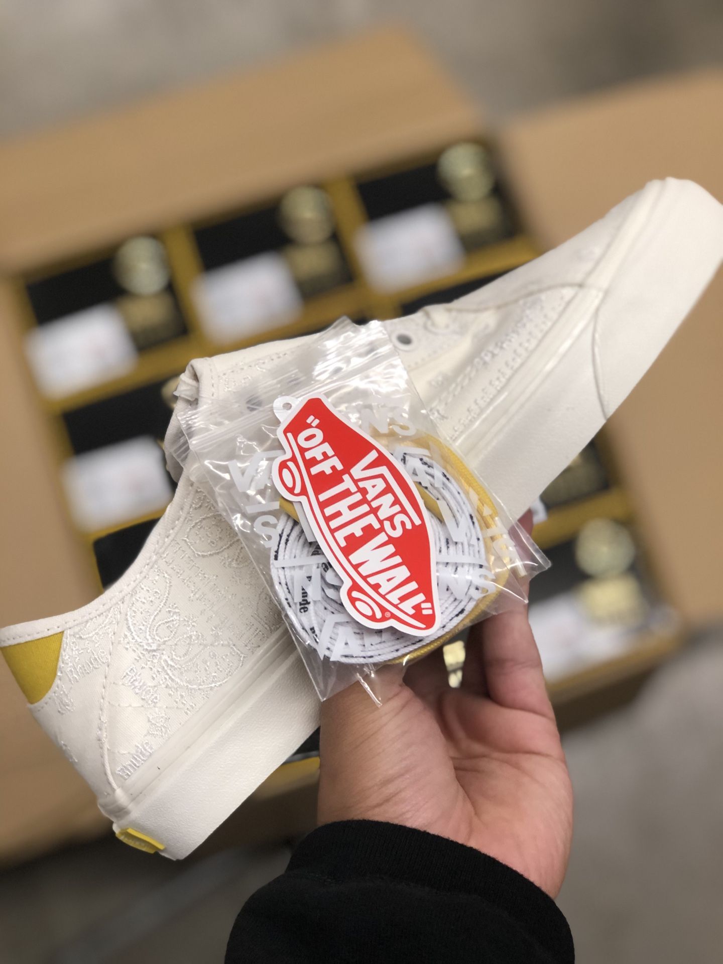 Rhude vans white diamo $140