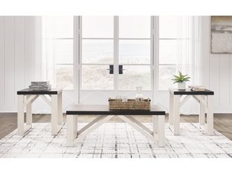 Dorrinson Antique White Occasional Table Set (Set of 3)
