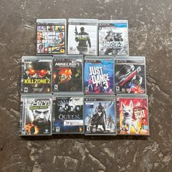 PS3 Games $10 Each