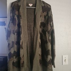 Cardigan Green Camo