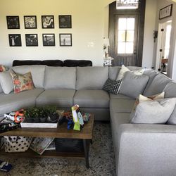Max Home Gray Sectional – Nebraska Furniture Mart – Priced to Sell