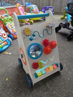 B. Toys wood wooden baby toddler walker